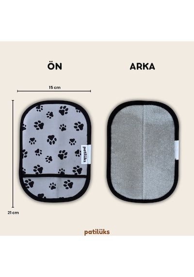 Patilüks Kedi Köpek Tüy Toplayıcı Eldiven Kıyafet Koltuk Halı İçin Yıkanabilir Temizleme Eldiveni