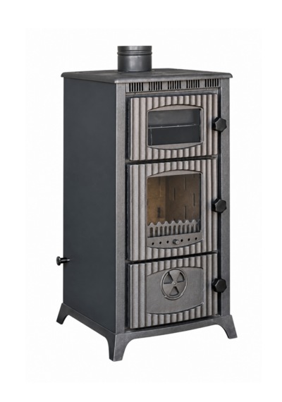 Reyo Stove Kambo Camlı Fırınlı Döküm Tuğlalı Şömine Soba