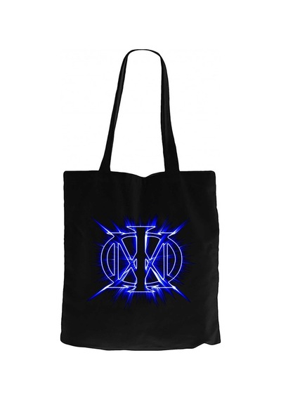 Dream Theater Blue Logo Siyah Kanvas Bez Çanta Siyah