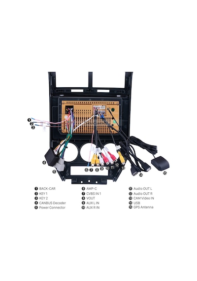 Jeep Compass 2007-2009 Multimedya Navigasyon Usb Kamera Carplayer
