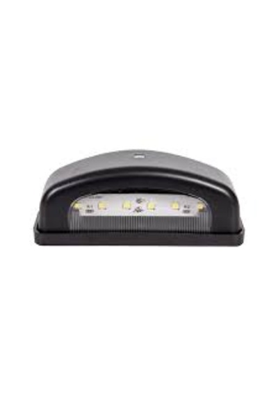 Plaka Lambası 6ledli Siyah Renk 12x24 Volt E Belgeli 2 Adet Formplas