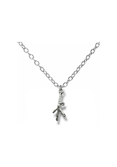 Claw Charm Tavuk Pençesi Figürlü Unisex Kolye 60 Cm Zincirli Çok renkli
