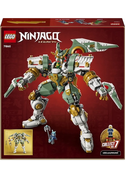 LEGO® NINJAGO® Lloyd'un Titan Robotu 15. Yıl Dönümü 71860 - 14 Yaş ve Üzeri için Minifigür İçeren Oyuncak Yapım Seti (1293 Parça)