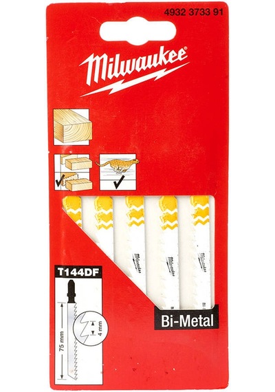 Milwaukee Dekupaj Bıçağı T144df 75 Mm Bi-met Hızlı Kesim 5l- 4932373391