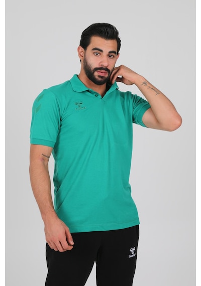 Hummel Armin Pamuklu Polo Yaka Tişört Yeşil
