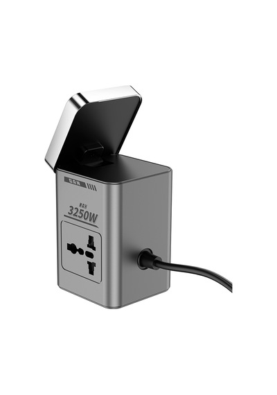 Wiwu Wi-w040 Telefon & Akıllı Saat & Kulaklık İçin Gan 65w 8in1 Şarj İstasyonu Gri