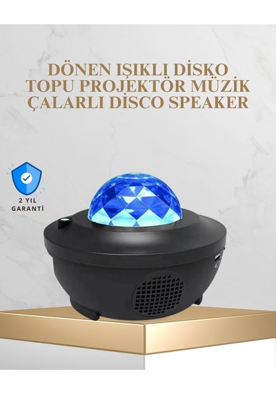 Bluetooth & Usb Müzik Çalar Gece Lambası 50 M² Kapsama, Uzaktan Kumanda Çok Renkli 98035178