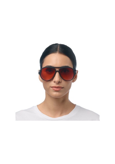 Okkia Alessio Unisex Güneş Gözlüğüsiyah / Lens : Kırmızı Siyah