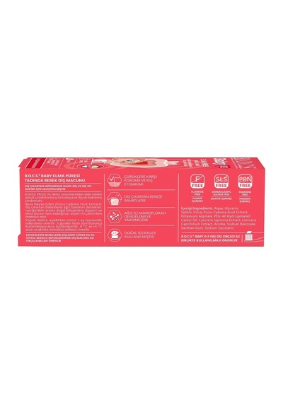 Baby Diş Macunu 35ml 0-3 Yaş Elma