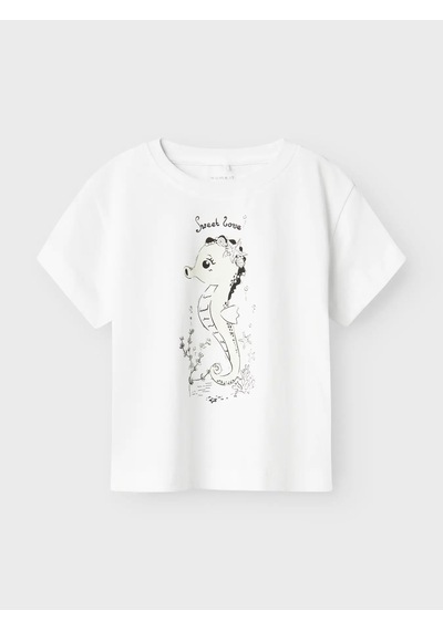 Name It Nmfzosigne Nreg Ss Top Kız Çocuk T-shirt 13239687 Beyaz
