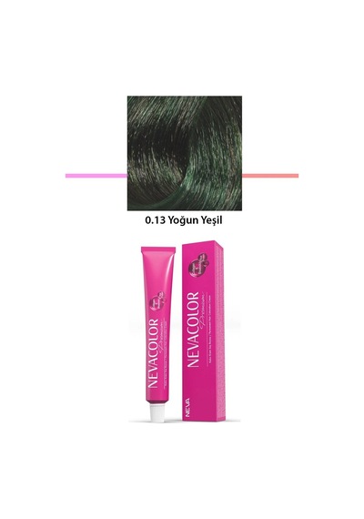 Premium 0.13 Yoğun Yeşil - Kalıcı Saç Boyası 50 G Tüp