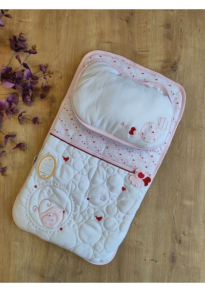 2'li Pembe Kız Bebek Alt Açma Yastıklı Yenidoğan Alt Açma Minderi Organizer Bebek Yatağı
