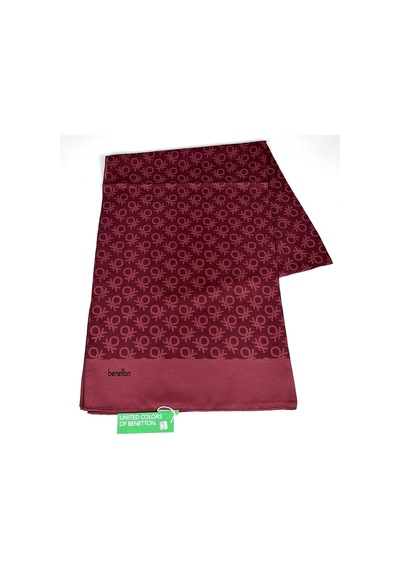 Benetton Elegante Uno Şal 1023 Koyu Bordo