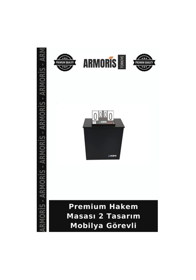 Premium Hakem Masası 2 Tasarım Mobilya Görevli Çok Renkli