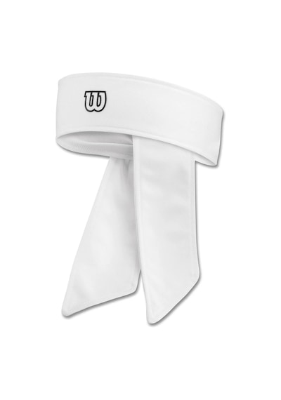 Wilson Dri Fit Head Tie Bandana Tenisçi Kafa Bandı Beyaz Wr500110