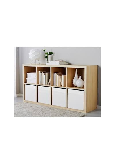 Ikea Dröna Katlanabilir Saklama Kutusu 33 X 38 X 33 Cm Beyaz - Yeşil