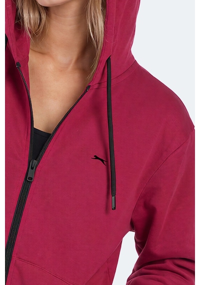 Slazenger Flores Kadın Kapüşonlu Fuşya Sweatshırt