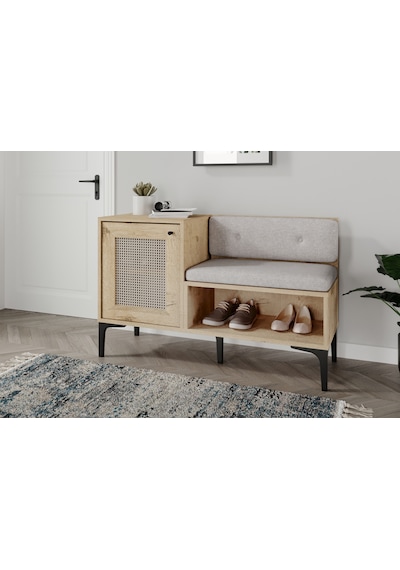 Trio Wood Dekoratif Ayakkabılık %100mdf Meşe