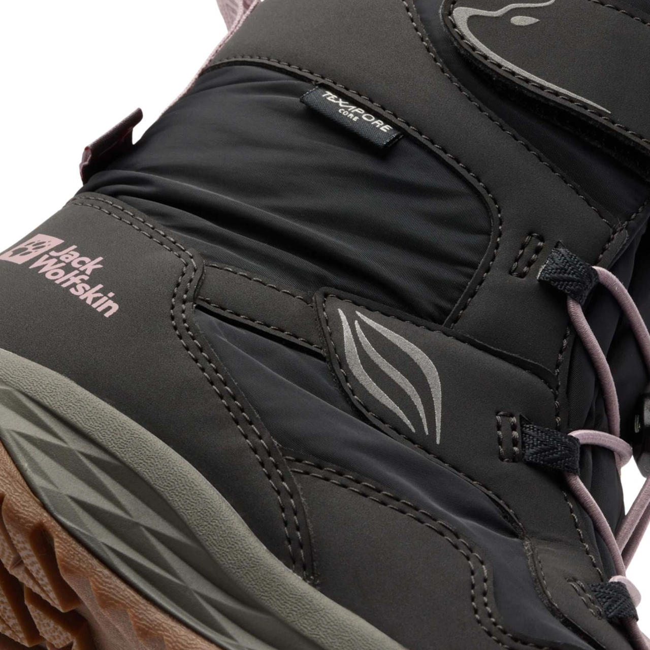 Jack Wolfskın Jack Wolfskin Polar Bear-g Texapore High Vc K Unisex Çocuk Gri Bot 6350 Antrasit