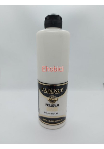 Cadence Akrilik Boya 500Ml 6490 S. Beyaz Ahşap Boyası