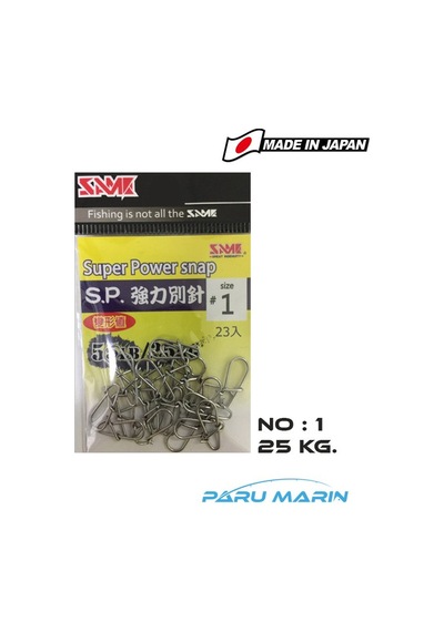 Same Super Snap Klips No:1 - 25 Kg.