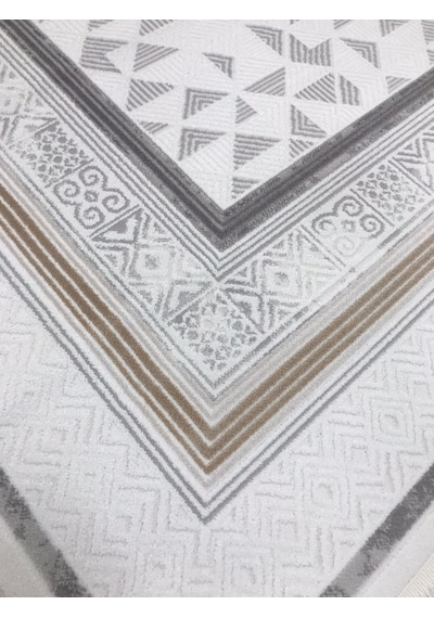 Merinos Halı Vista 76593 957 Serisi Triko Akrilik Salon Oturma Yatak Odası Halısı Krem - Bej - Gri
