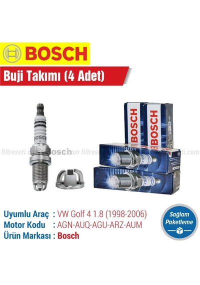 Vw Golf 4 1.8 Bosch Buji Takımı Fr7ldc 1999-2006