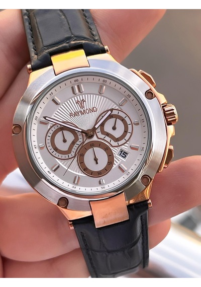 Raymond Nişan Ve Damatlara Özel Deri Kordon 2 Yıl Garantili 5 Atm Erkek Kol Saati+bileklik Rmd.44 Gri - Rose Gold 30705272 Raymond Nişan Ve Damatlara Özel Deri Kordon 2 Yıl Garantili 5 Atm Erkek Kol Saati+bileklik Rmd.44 Gri - Rose Gold 30705272