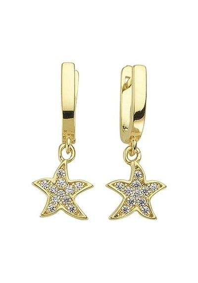 Goldkupe 14 Ayar Taşlı Altın Çocuk Küpe 1,65 Gr-1329