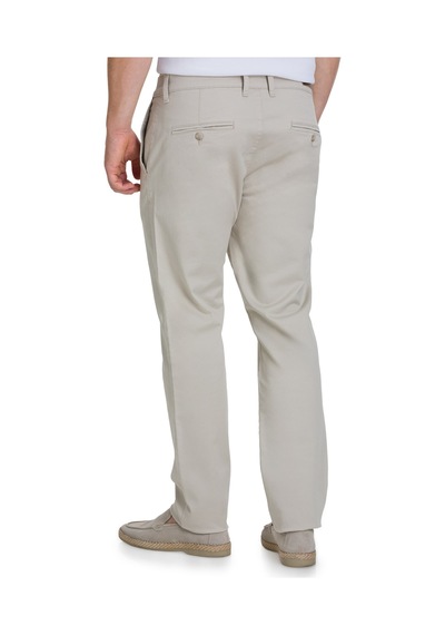 Hatemoğlu Bej Regular Fit Yandan Cepli Kanvas Pantolon 35713 Bej