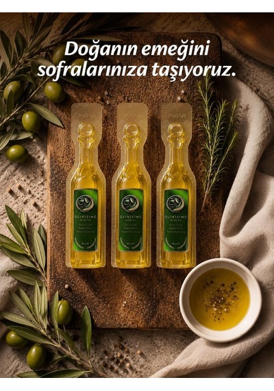 Olivisimo Erken Hasat Soğuk Sıkım Natürel Sızma Zeytinyağı Deneme Boyu 10 Ml X 3