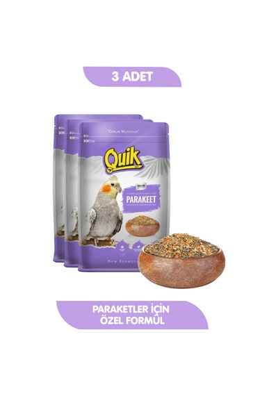 3lü Set Paraket Yemi Yenilenen750 Gr