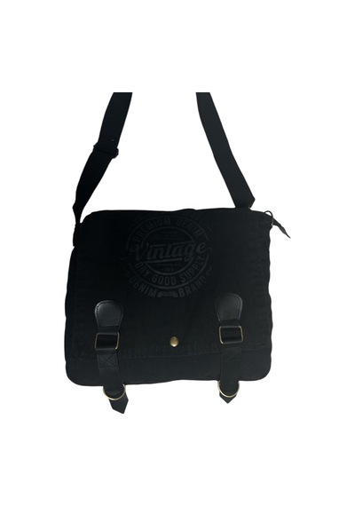 Old Cotton Cargo Vintage Salaş Kaliteli Unisex Günlük Gezi Kamp Okul Postacı Omuz Çantası San Diego 32 Cm X 25 Cm Siyah - Gri Old Cotton Cargo Vintage Salaş Kaliteli Unisex Günlük Gezi Kamp Okul Postacı Omuz Çantası San Diego 32 Cm X 25 Cm Siyah - Gri