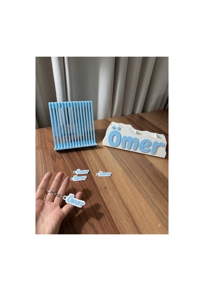 Yüksek Kalite İsme Özel Kişiselleştirilebilir Masaüstü Kalemlik Ve Kalem Kutusu/organizer Mavi - 917445861 Mavi