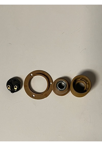 E-14 Gold Dişli Rondelalı Klemensli Duy