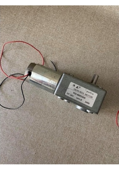 Ws-5882Gw 24V 9Rpm Sonsuz Dişli Motor - Redüktörlü Motor