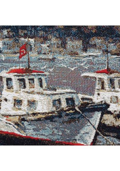 Manzara Serisi-1 Dokuma Goblen Kumaş-Anadolu Feneri