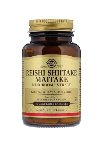 Reishi Shiitake Maitake Mushroom Extract 50 Kapsül