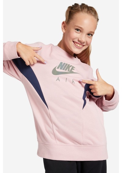 Nike Air French Terry Genç Çocuk Sweatshirt Pembe