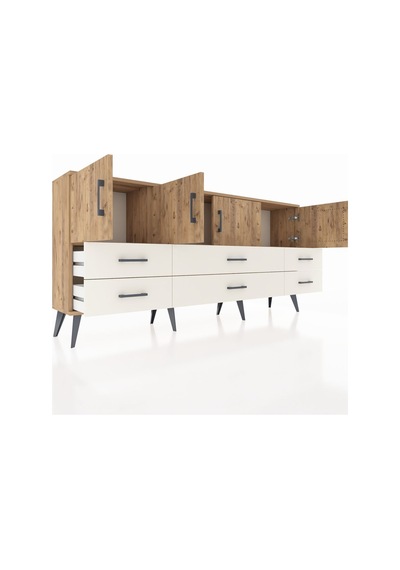 Arges Konsol 3 Raflı 6 Çekmeceli 4 Kapaklı 176x30x83 Çam-çam/aytaşı Çam/aytaşı Arges Konsol 3 Raflı 6 Çekmeceli 4 Kapaklı 176x30x83 Çam-çam/aytaşı Çam/aytaşı