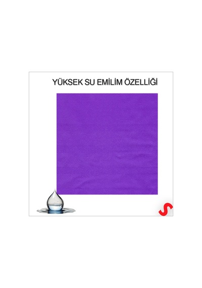 Mor Peçete - 33cm X 33cm - 20 Adet