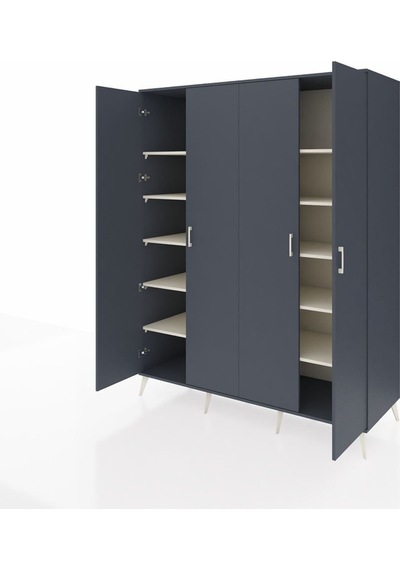 Kronos Gardrop 10 Raflı 4 Kapaklı 176x59x221 Antrasit-antrasit/aytaşı Antrasit/aytaşı Kronos Gardrop 10 Raflı 4 Kapaklı 176x59x221 Antrasit-antrasit/aytaşı Antrasit/aytaşı