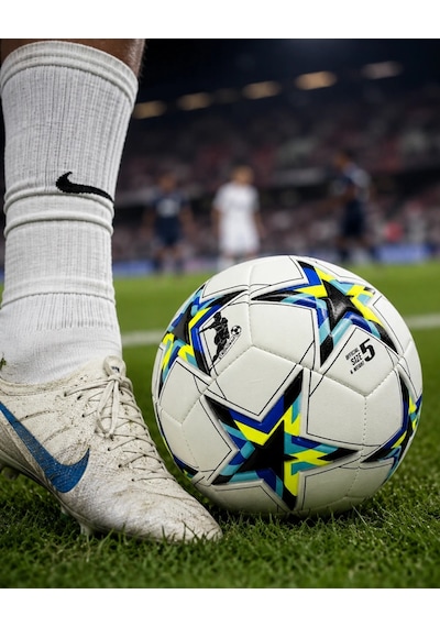 Mey İthalat Futbol Antrenman Topu Yüksek Dayanıklı Dikişli Kaymaz Yüzey Tasarımı Beyaz