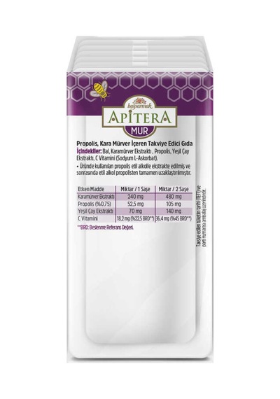 Apitera Mur Takviye Edici Gıda 7 Saşe