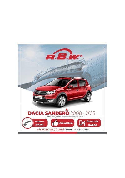 Dacia Sandero Muz Silecek Takımı (2008-2015) RBW