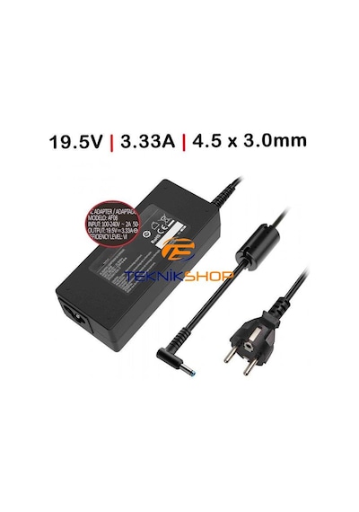 HP Uyumlu Notebook 15-Db1033Nt (7Dq64Ea) Notebook Şarj Adaptörü (45W) 19