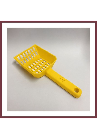 Storeşahin 3d Baskı Kedi Kumu Küreği - Geniş Hazneli Eleme Küreği-sarı Shn0720