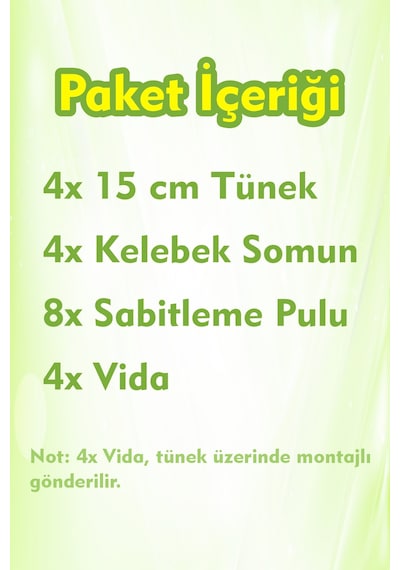 Vixpet Venty 4'lü Pedikür Papağan Tüneği 15 cm Macaw | Kakadu | Jako | Amazon | Alex | Eklektus