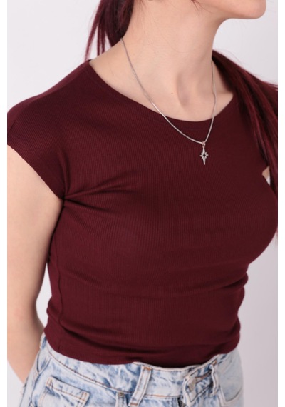 Busem S0015601 Kadın Bluz Bordo