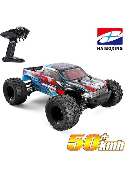 Haıboxıng Rc 1/12 903 Vanguard 50+ Km/h Sürat 4x4 Uzaktan Kumandalı Rc Model Araba Rtr Elektrikli 4wd Offroad Truck Mavi